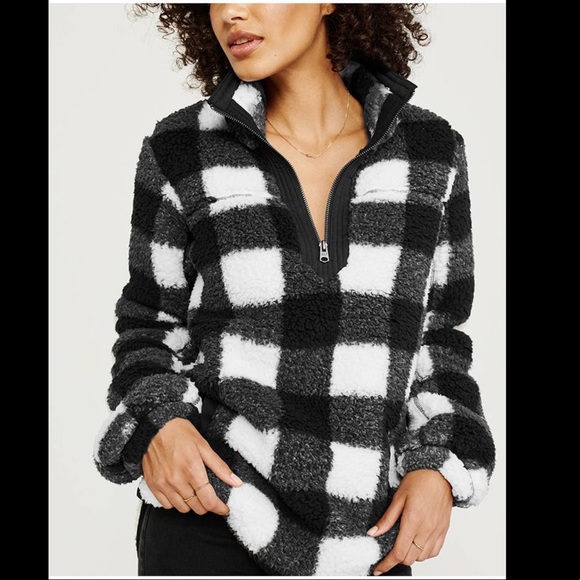 The Essential A&F Sherpa Fleece, Size Small - Picture 3 of 12